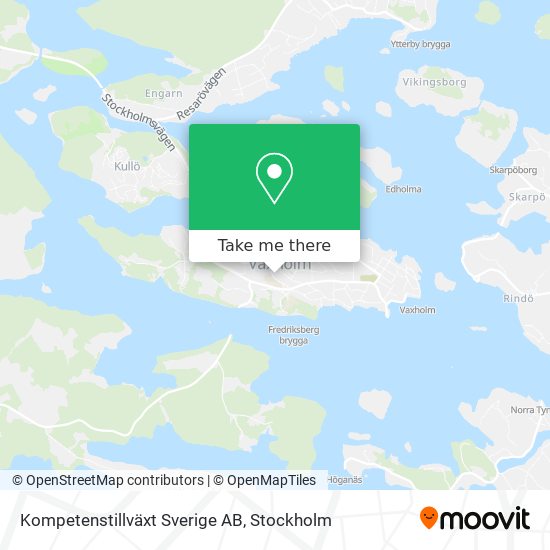 Kompetenstillväxt Sverige AB map