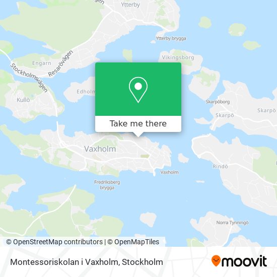 Montessoriskolan i Vaxholm map