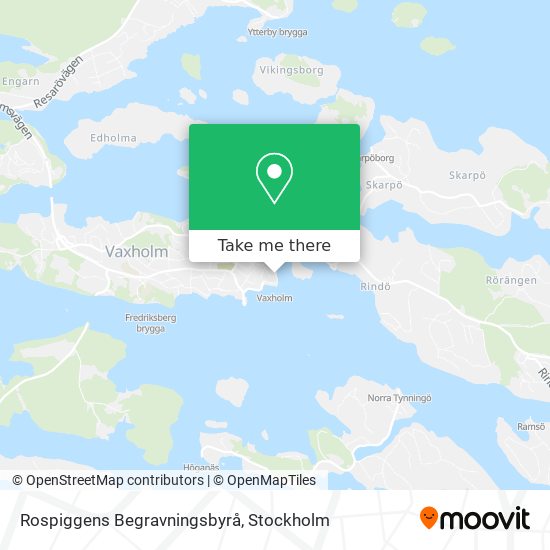 Rospiggens Begravningsbyrå map