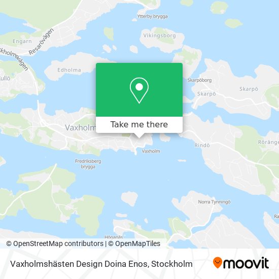 Vaxholmshästen Design Doina Enos map