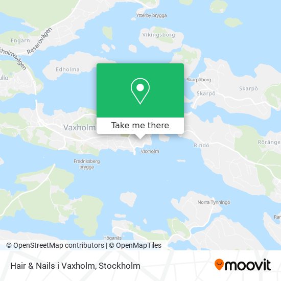 Hair & Nails i Vaxholm map