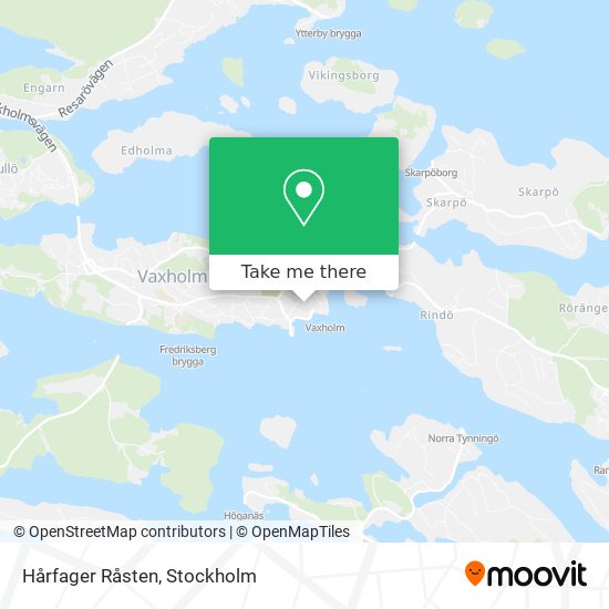 Hårfager Råsten map