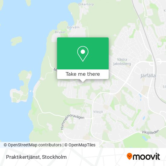 Praktikertjänst map