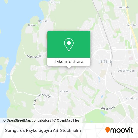 Sörngårds Psykologbyrå AB map