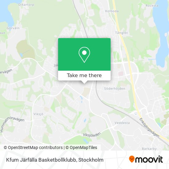 Kfum Järfälla Basketbollklubb map