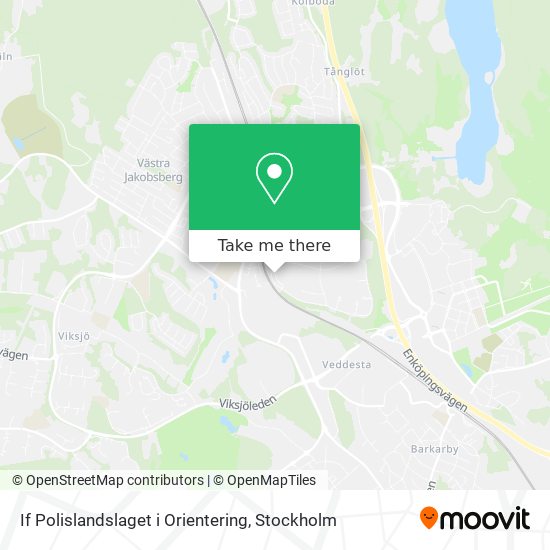 If Polislandslaget i Orientering map