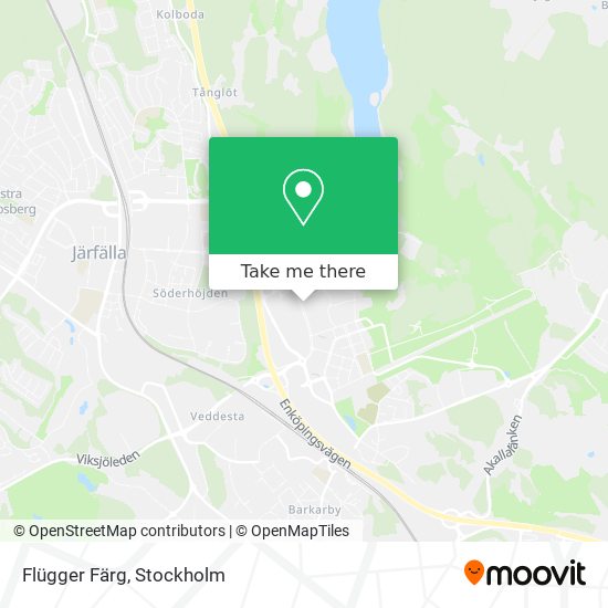 Flügger Färg map