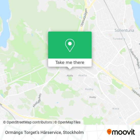 Ormängs Torget's Hårservice map