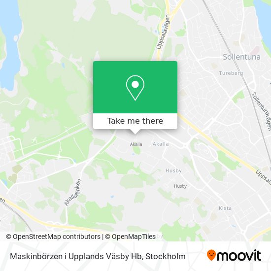 Maskinbörzen i Upplands Väsby Hb map