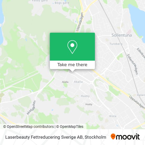 Laserbeauty Fettreducering Sverige AB map