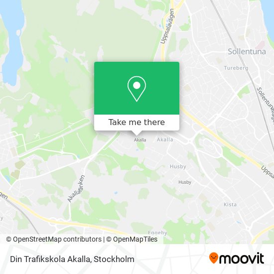 Din Trafikskola Akalla map