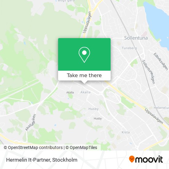 Hermelin It-Partner map