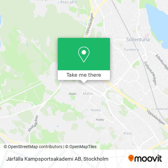 Järfälla Kampsportsakademi AB map