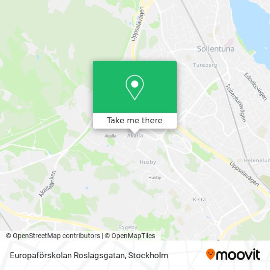 Europaförskolan Roslagsgatan map