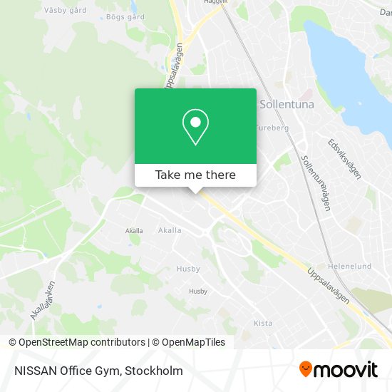 NISSAN Office Gym map
