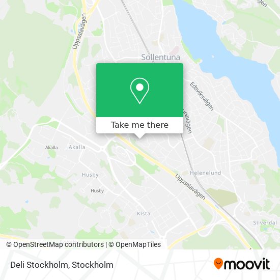 Deli Stockholm map