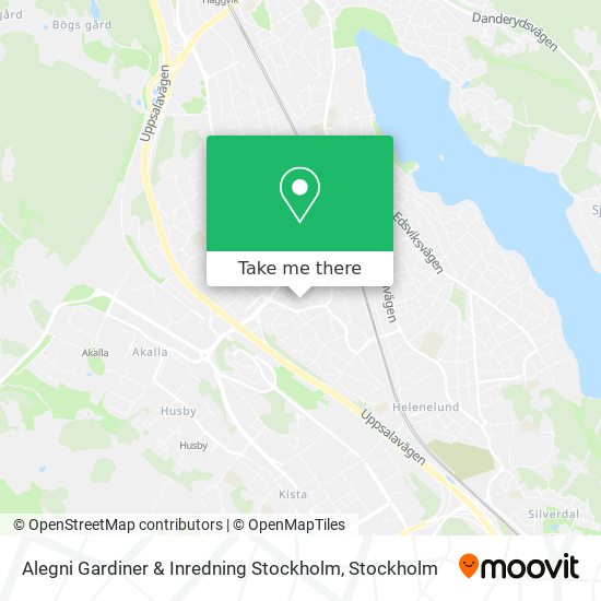 Alegni Gardiner & Inredning Stockholm map