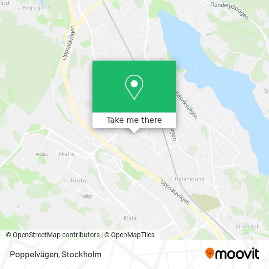 Poppelvägen map