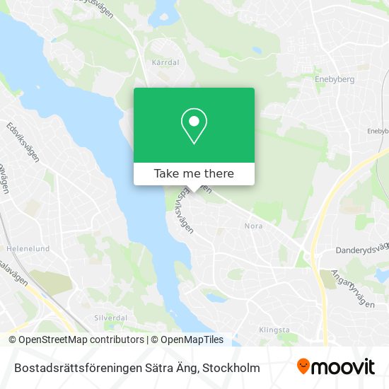 Bostadsrättsföreningen Sätra Äng map