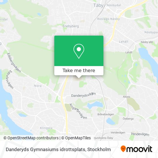 Danderyds Gymnasiums idrottsplats map