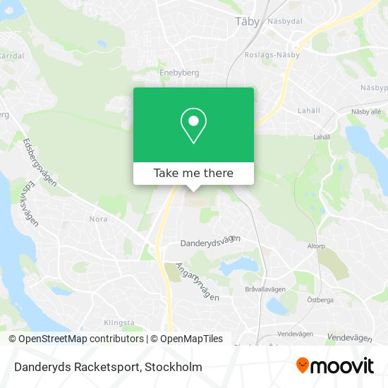 Danderyds Racketsport map