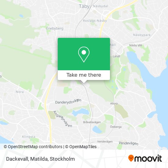 Dackevall, Matilda map