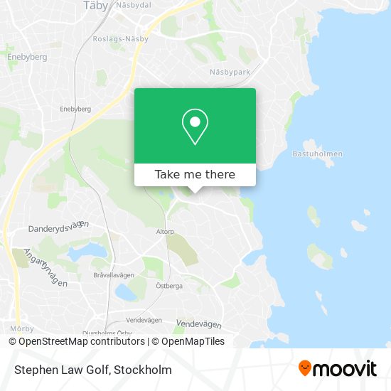 Stephen Law Golf map