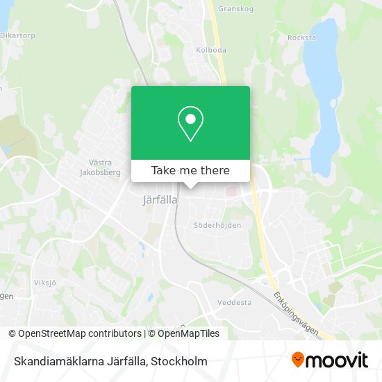 Skandiamäklarna Järfälla map