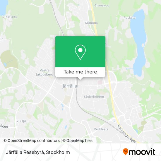 Järfälla Resebyrå map