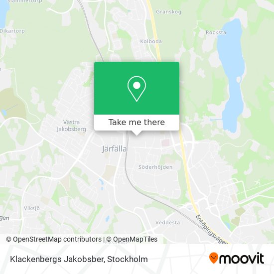 Klackenbergs Jakobsber map