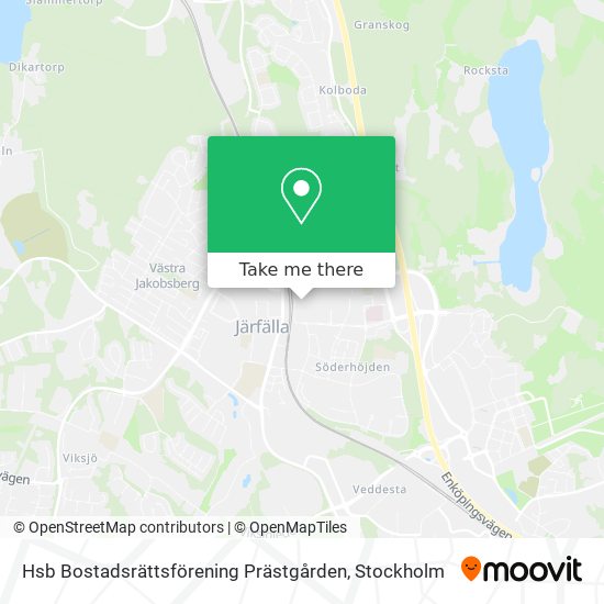 Hsb Bostadsrättsförening Prästgården map