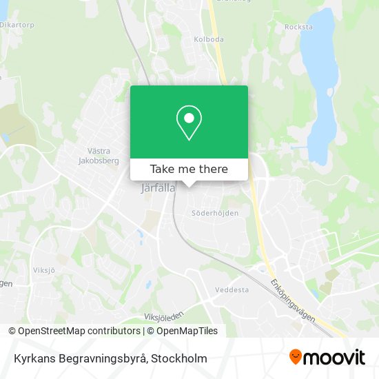 Kyrkans Begravningsbyrå map