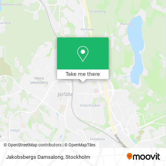 Jakobsbergs Damsalong map