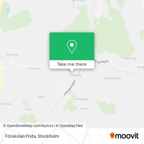 Förskolan Frida map