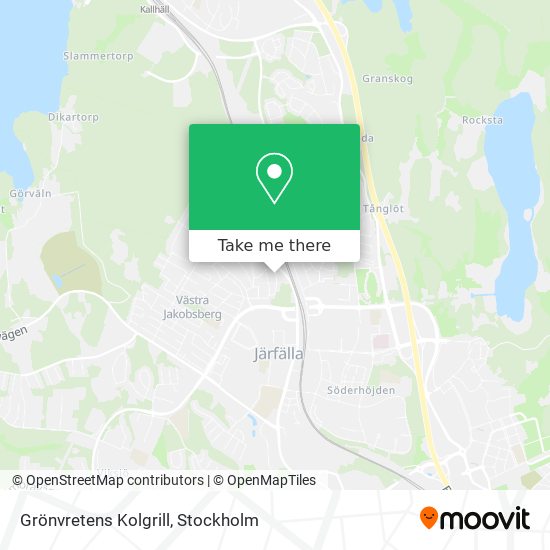 Grönvretens Kolgrill map