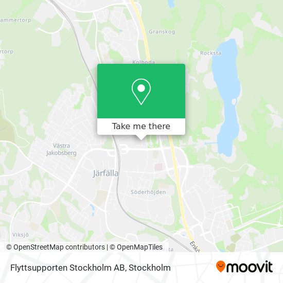 Flyttsupporten Stockholm AB map