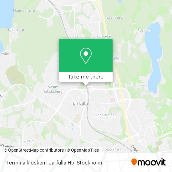 Terminalkiosken i Järfälla Hb map