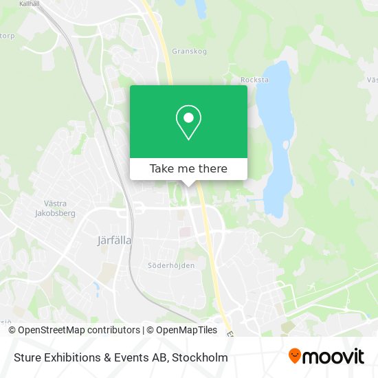 Sture Exhibitions & Events AB map