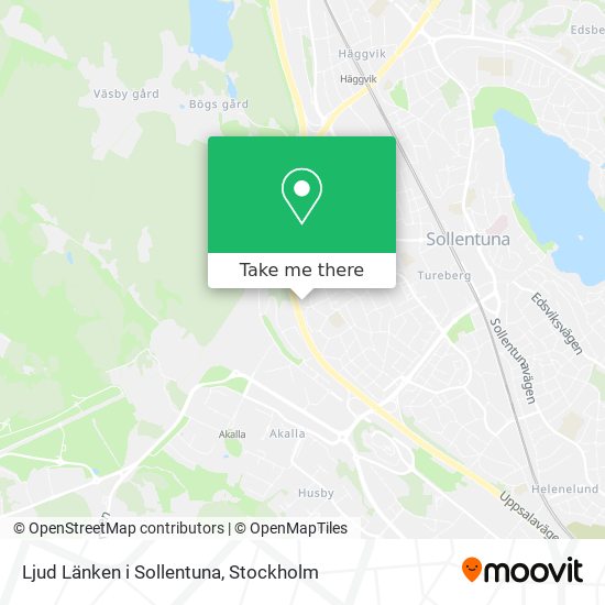 Ljud Länken i Sollentuna map