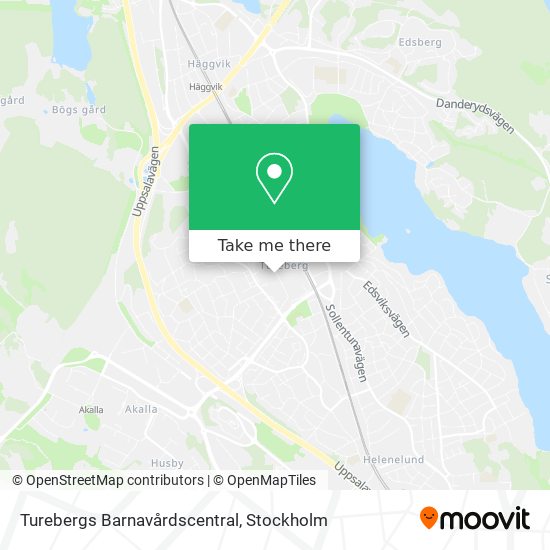 Turebergs Barnavårdscentral map