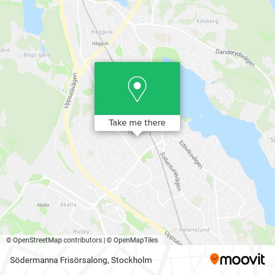 Södermanna Frisörsalong map