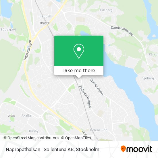 Naprapathälsan i Sollentuna AB map