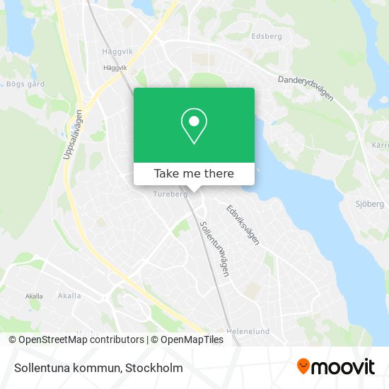 Sollentuna kommun map