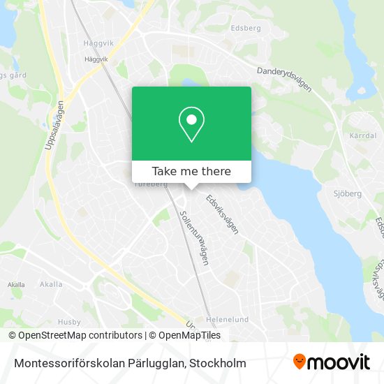 Montessoriförskolan Pärlugglan map