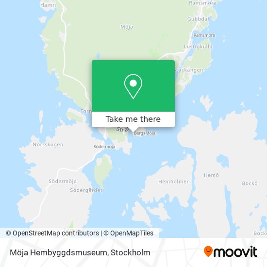 Möja Hembyggdsmuseum map