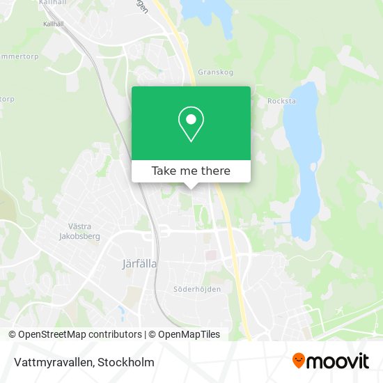 Vattmyravallen map