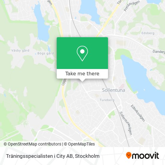 Träningsspecialisten i City AB map