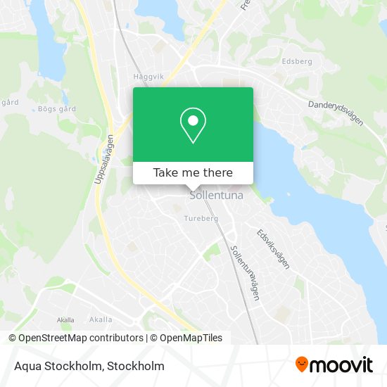 Aqua Stockholm map