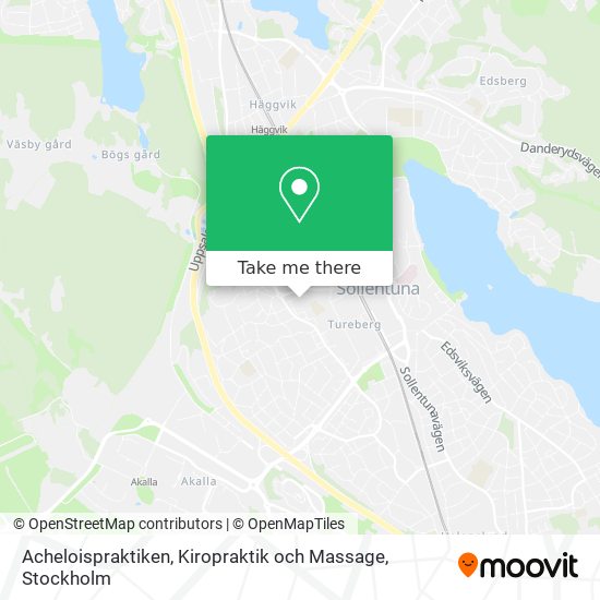 Acheloispraktiken, Kiropraktik och Massage map