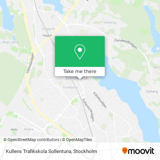 Kullens Trafikskola Sollentuna map